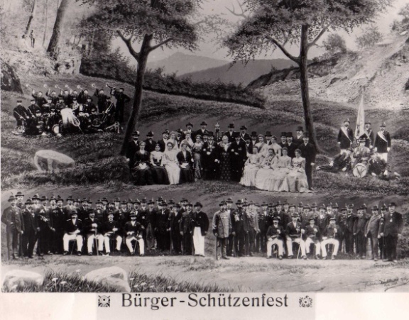 Verinsfoto Schuetzenfest 1903