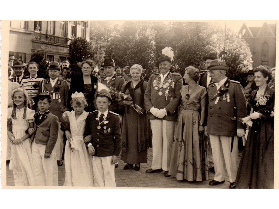 Parade um 1949 1952 mit Fredy Bartussek Mia Quadflieg